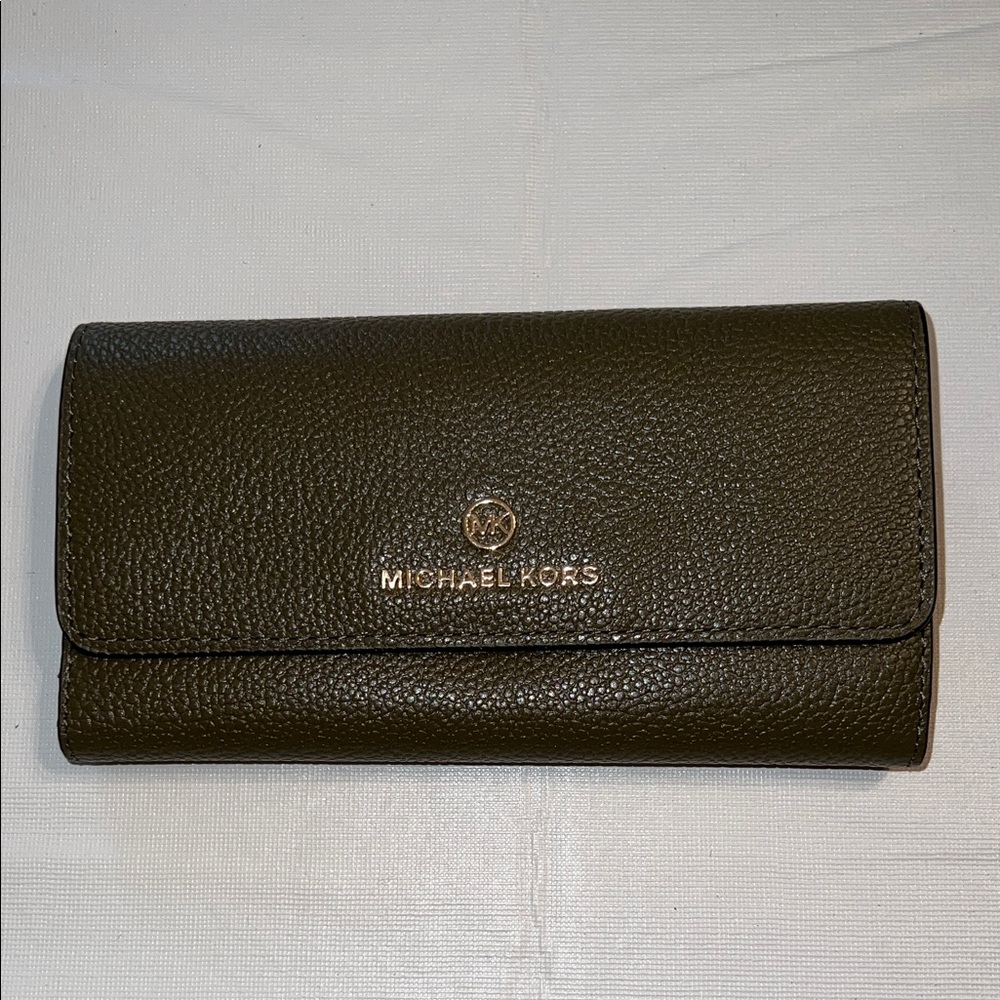 Michael Kors Olive Green Wallet